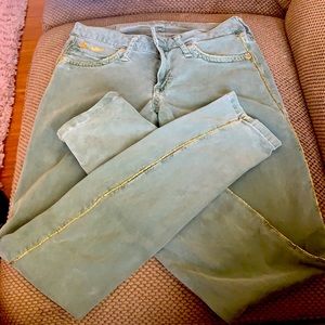 Green robins jeans